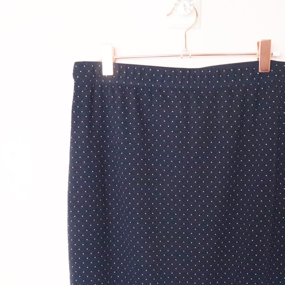 MAX STUDIO Dot Ruffle Pencil Skirt - Picture 4 of 4
